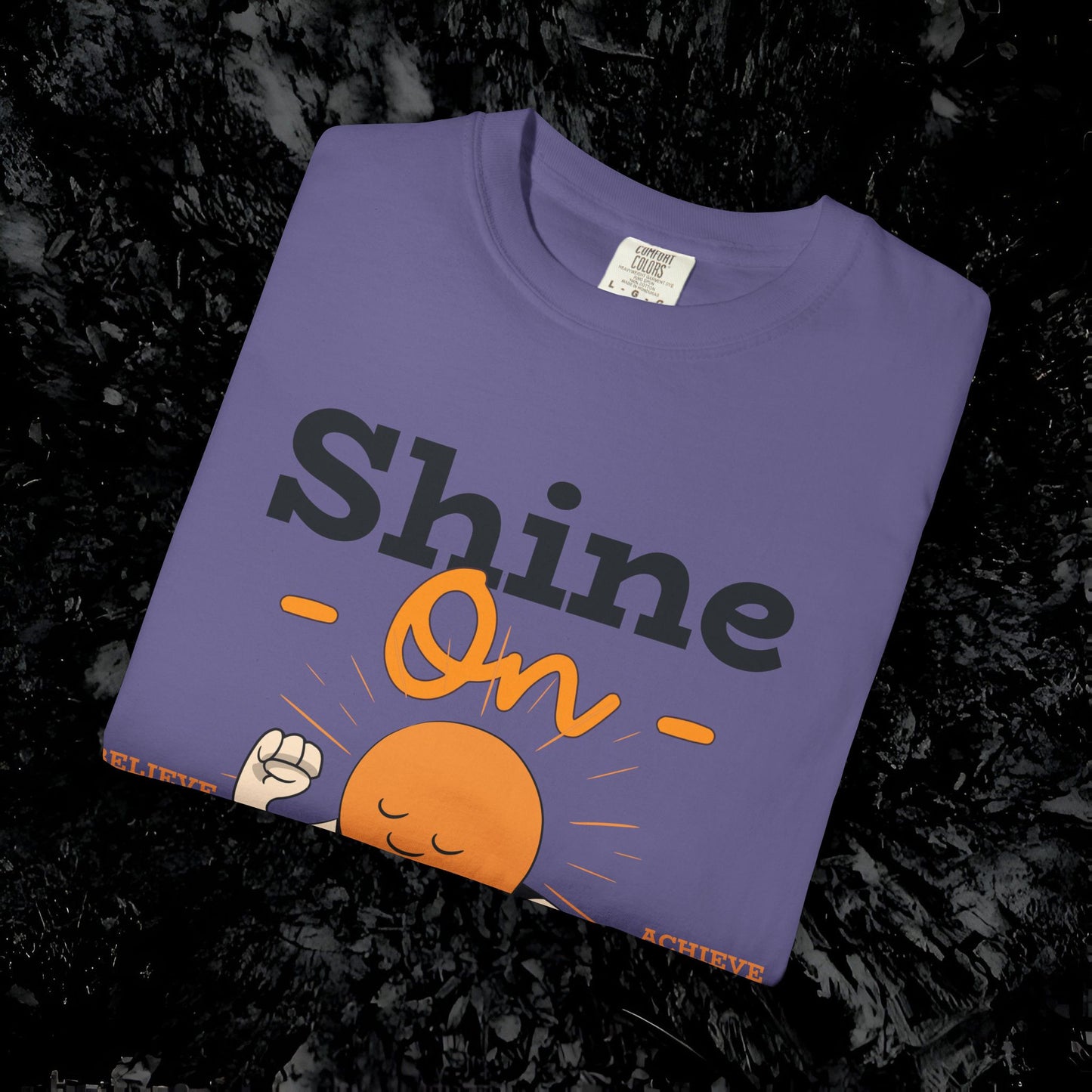 Shine On Unisex T-Shirt, Motivational Tee, Gift for Everyone, Casual Wear, Positive Vibes, Everyday Inspiration