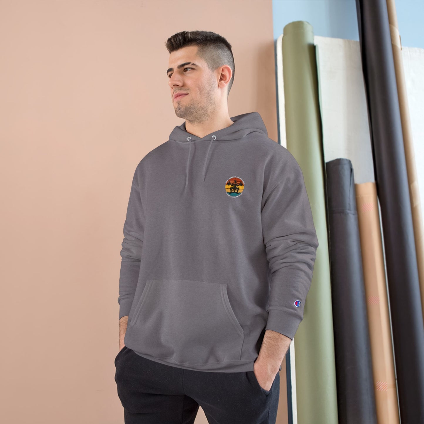 Retro Weight Lifting Hoodie
