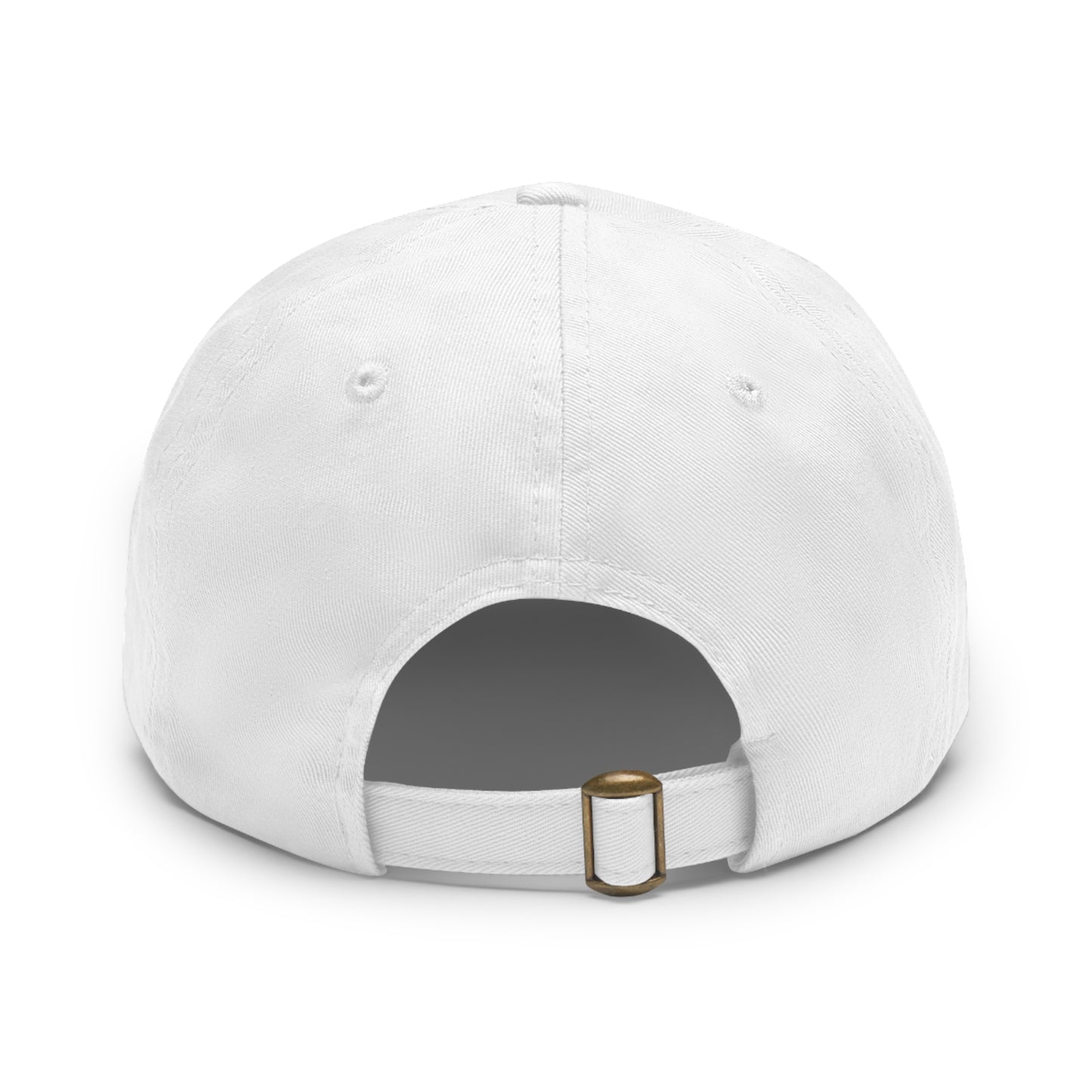 Dad Hat Leather Patch Round THR1V3 COLLECTIVE