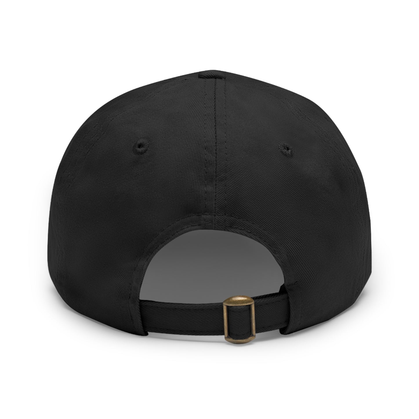 Dad Hat Leather Patch Round THR1V3 COLLECTIVE