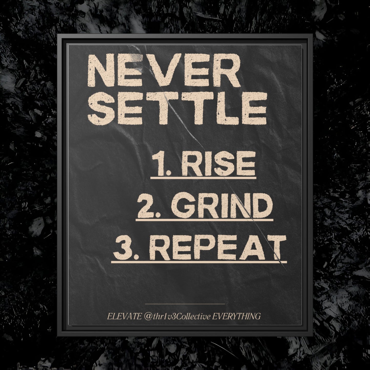 Canvas Print Motivational Inspire Dedication