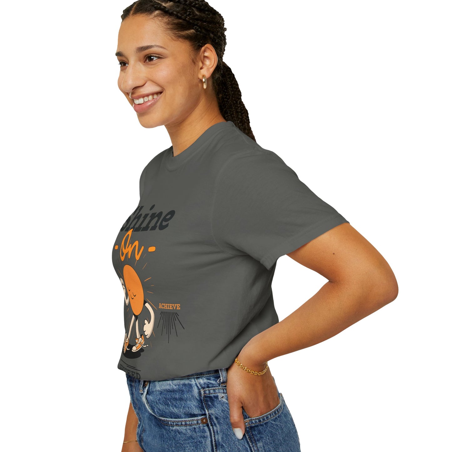 Shine On Unisex T-Shirt, Motivational Tee, Gift for Everyone, Casual Wear, Positive Vibes, Everyday Inspiration