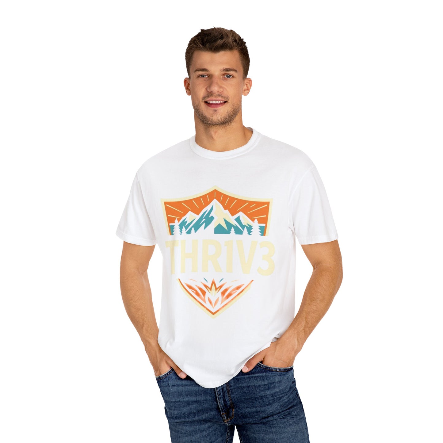 Thriving Vibes Unisex T-Shirt | Eco-Friendly Adventure Shirt, Perfect Gift for Nature Lovers, Casual Wear, Outdoor Activities, Summer Outfit