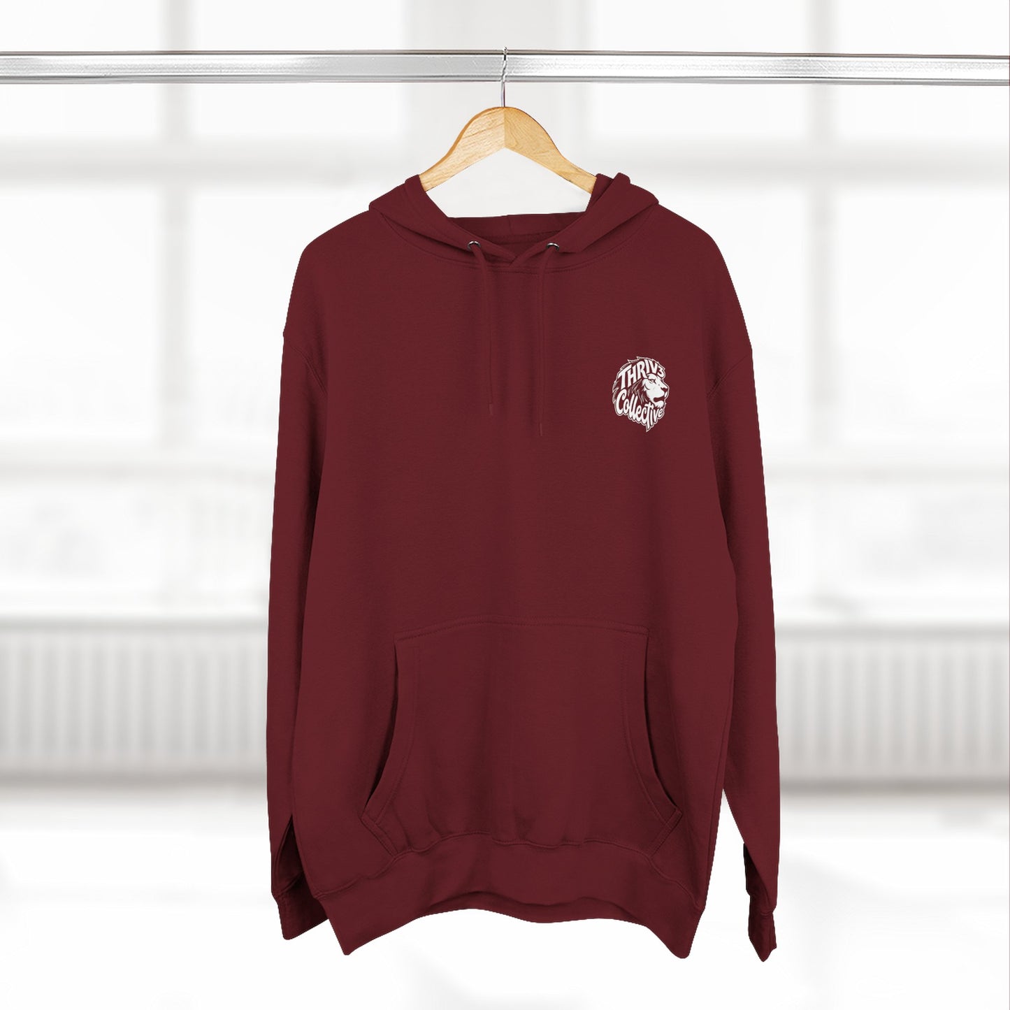 Christian Lion Hoodie — "I Can Do All Things Through Christ" Fleece Pullover
