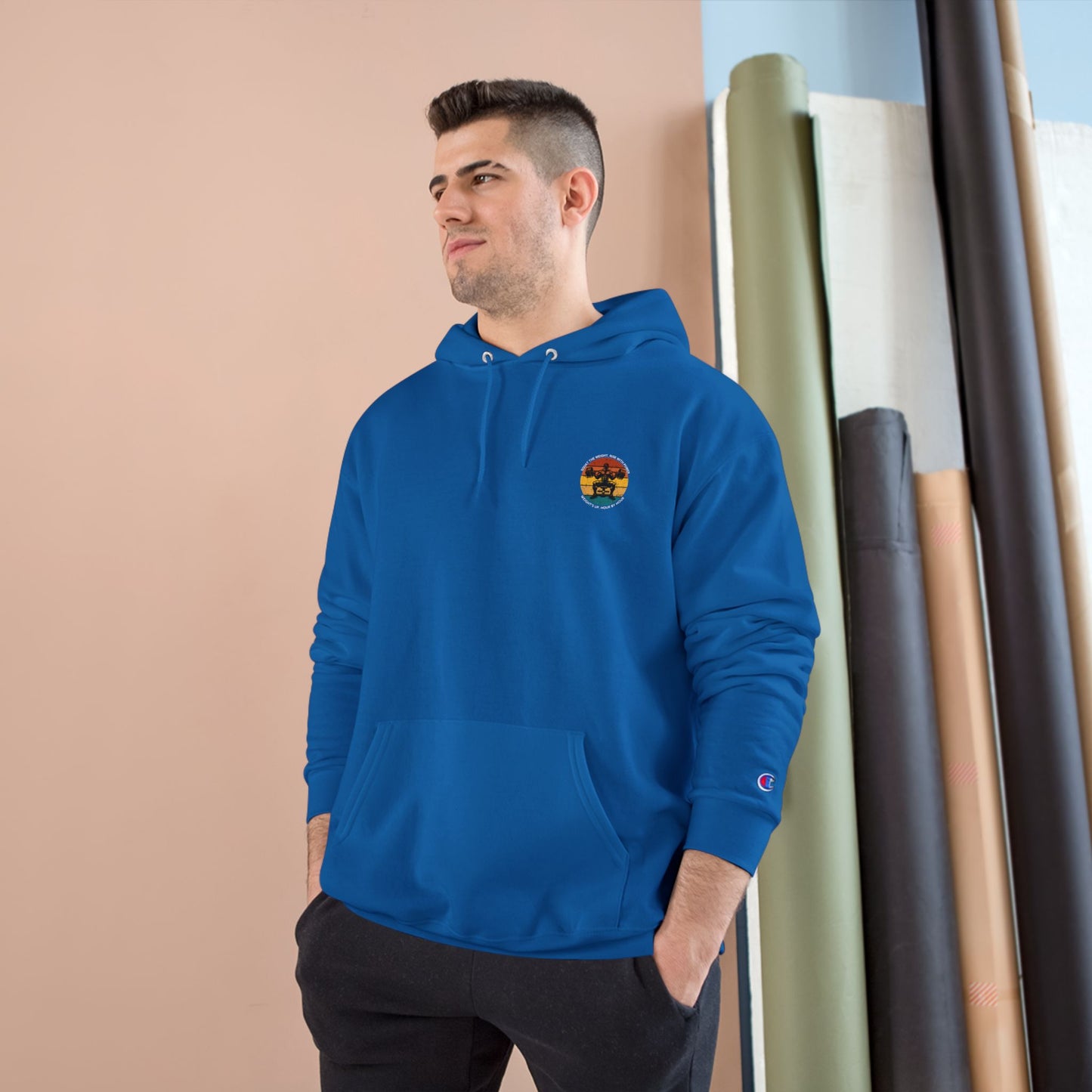 Retro Weight Lifting Hoodie