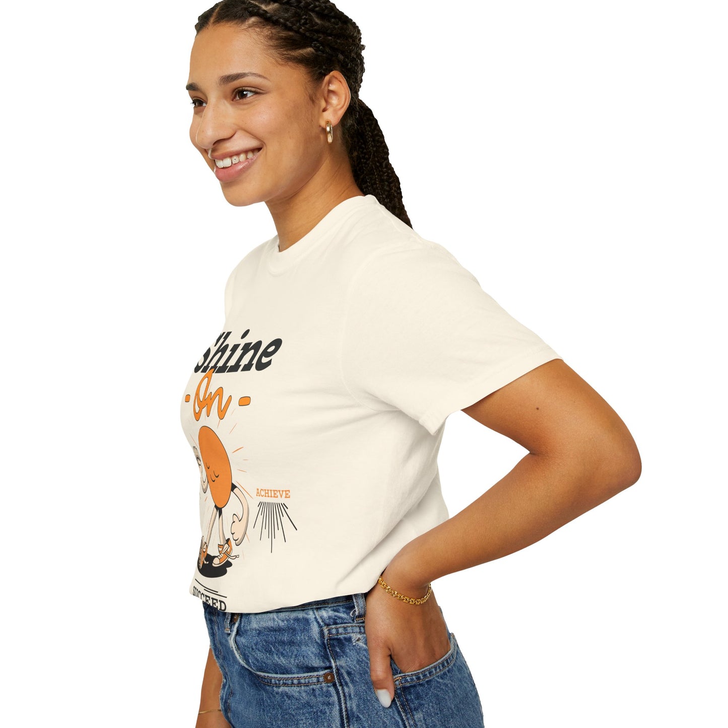 Shine On Unisex T-Shirt, Motivational Tee, Gift for Everyone, Casual Wear, Positive Vibes, Everyday Inspiration