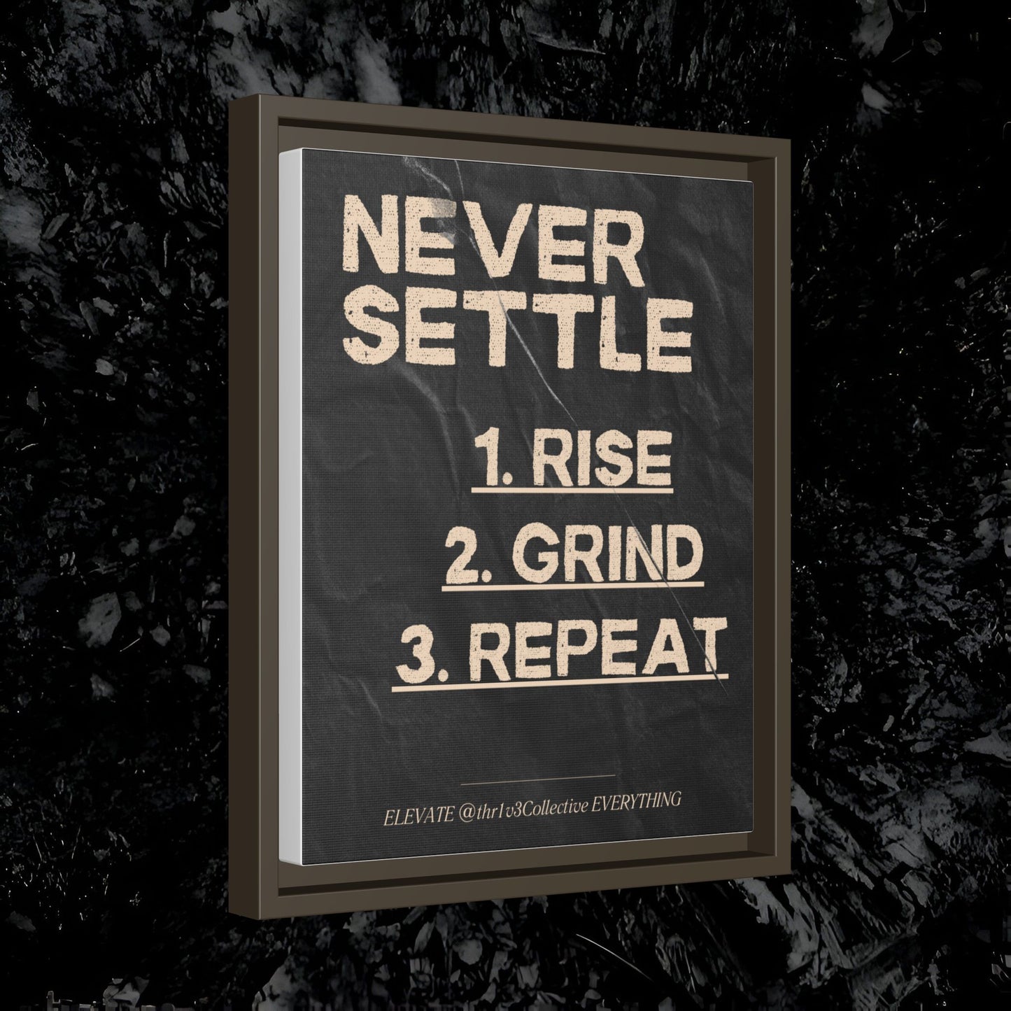 Canvas Print Motivational Inspire Dedication
