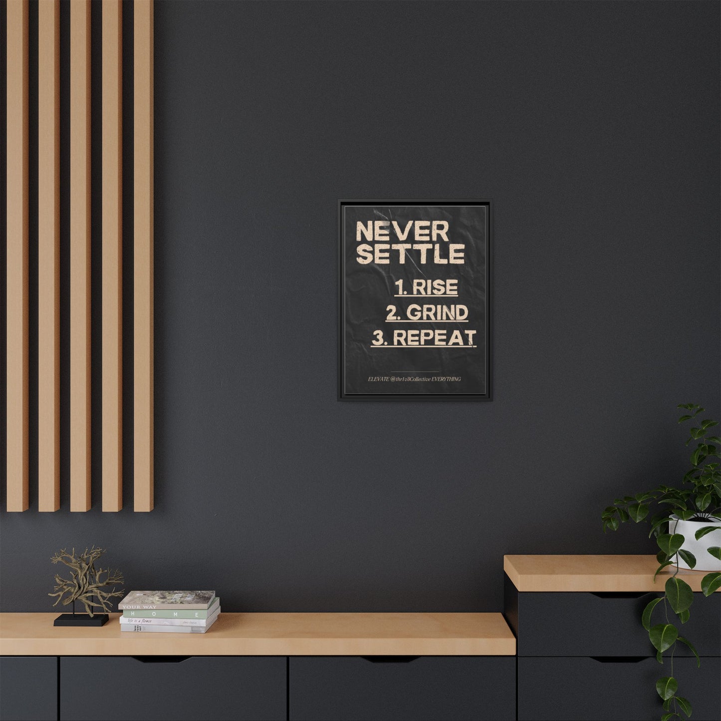 Canvas Print Motivational Inspire Dedication
