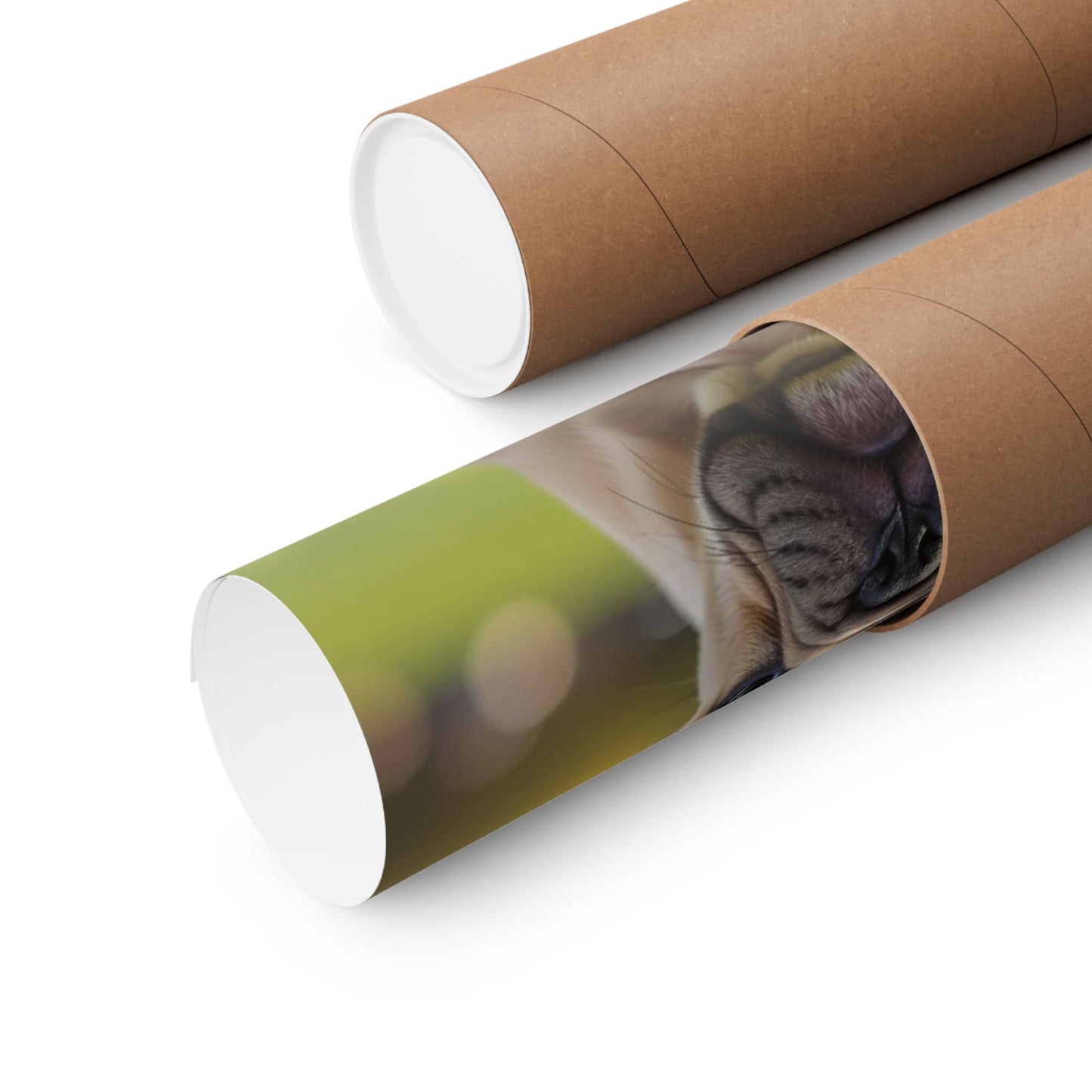 Vertical Poster - Cute Frenchie French Bulldog Running in the Park