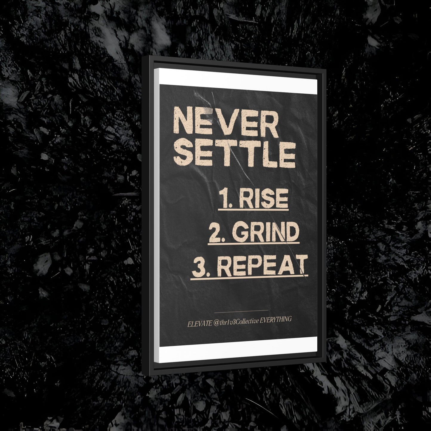 Canvas Print Motivational Inspire Dedication
