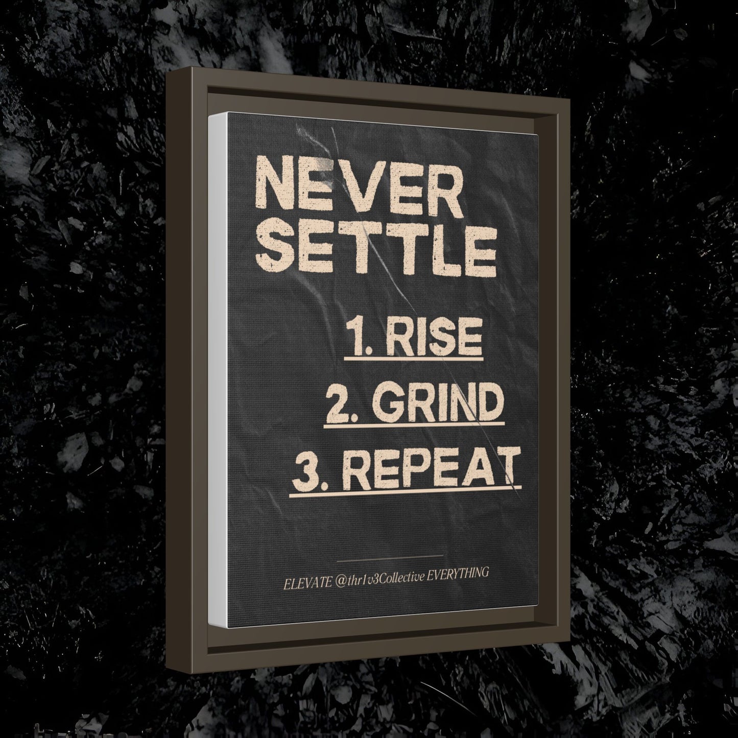 Canvas Print Motivational Inspire Dedication