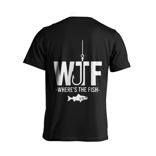 Fishing T-Shirt – "Let's Go Fishing" & "WTF (Where's The Fish)" Graphic Tee for Anglers
