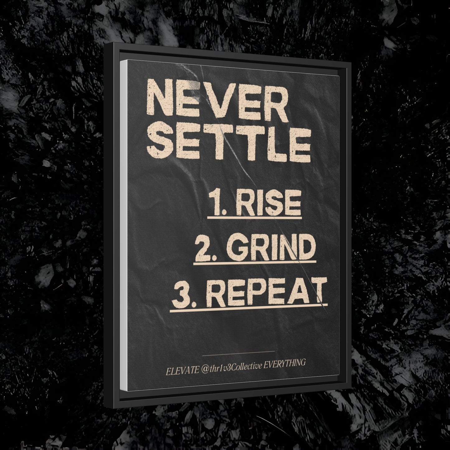 Canvas Print Motivational Inspire Dedication