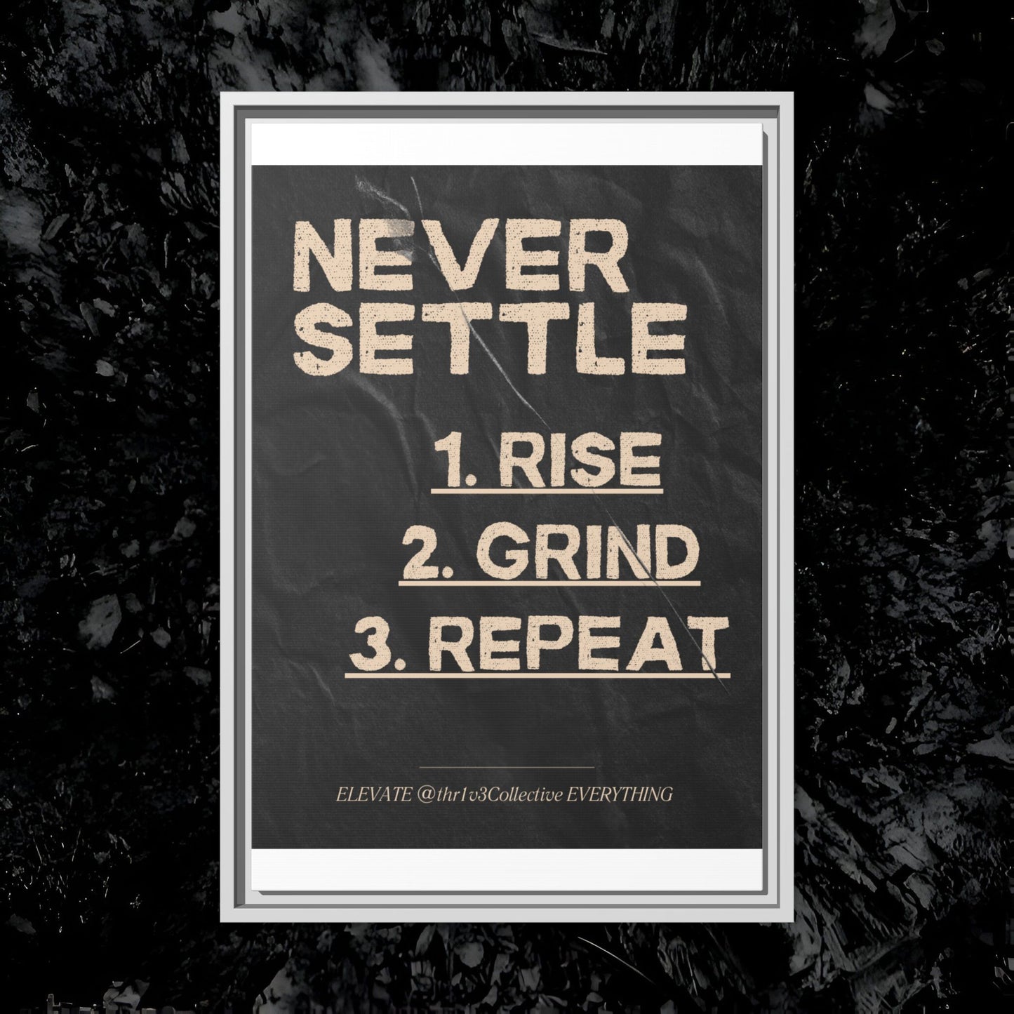 Canvas Print Motivational Inspire Dedication