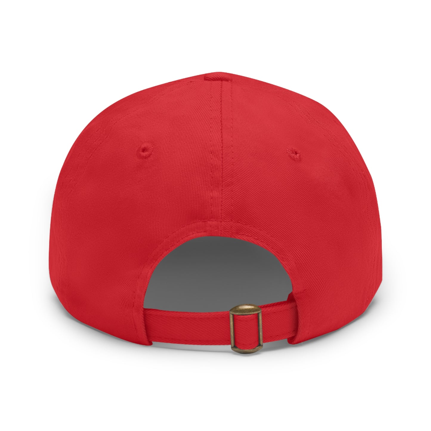 Dad Hat Leather Patch Round THR1V3 COLLECTIVE