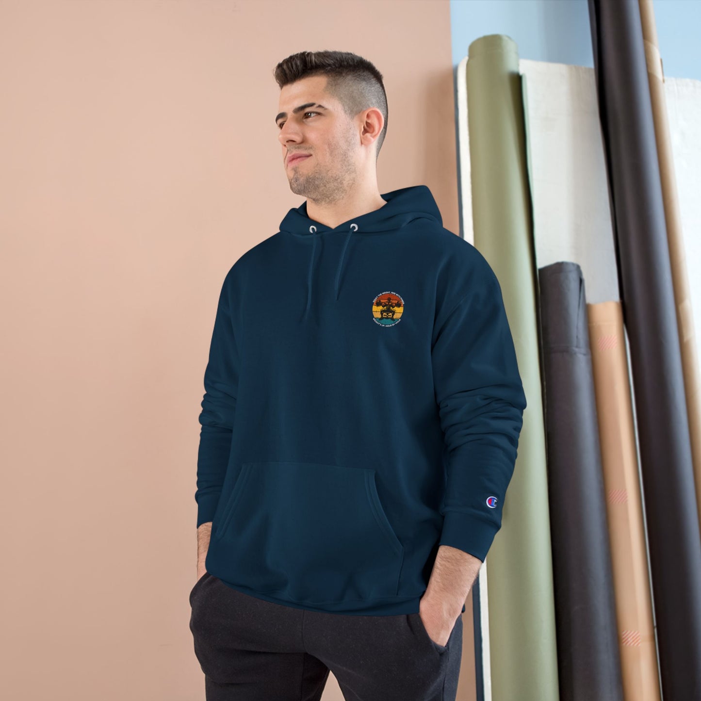 Retro Weight Lifting Hoodie