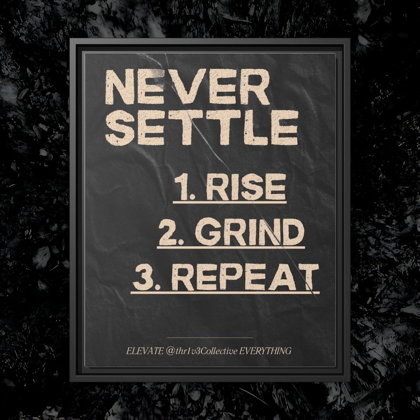 Canvas Print Motivational Inspire Dedication
