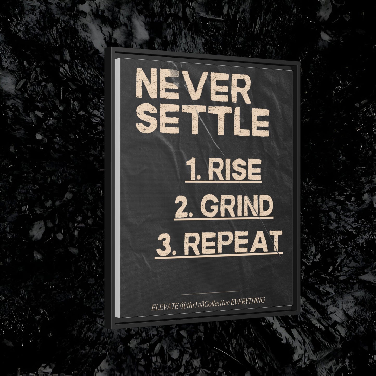Canvas Print Motivational Inspire Dedication