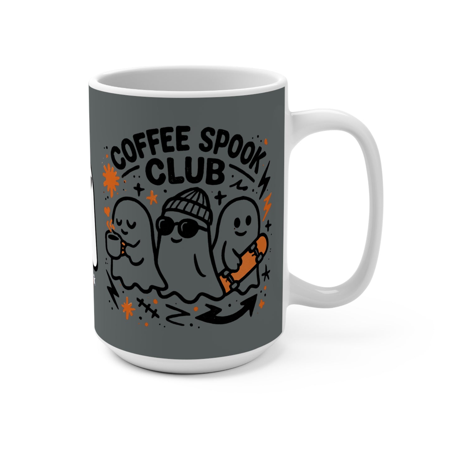 Spooky Ghost Coffee Mug | Halloween Mug | Gift for Ghost Lovers | Fun Kitchenware | Fall Decor | Cute Coffee Cup