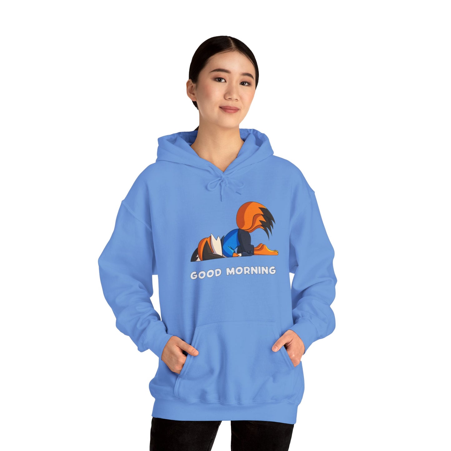 Good Mornings Cartoon Hoodie - Unisex Heavy Blend™ Sweatshirt