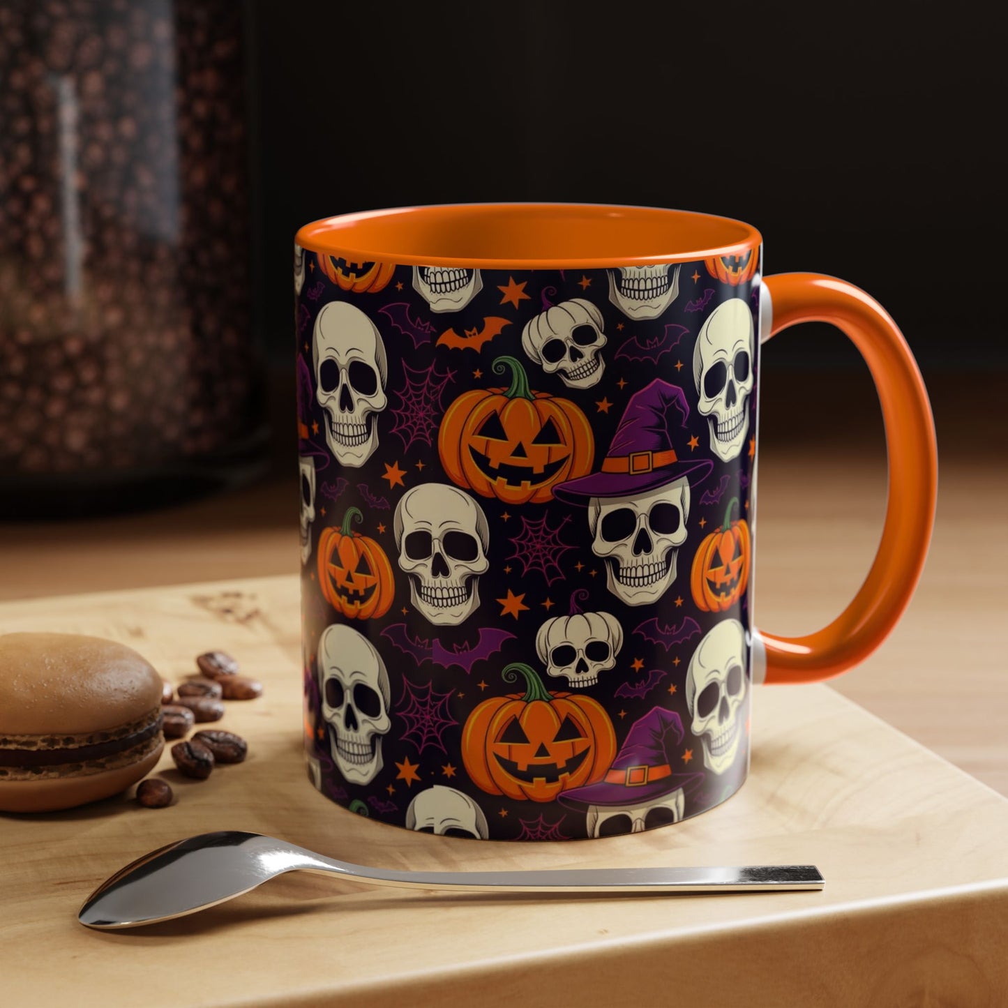 Coffee Mug - Vibrant Pumpkin Witch Fest Design