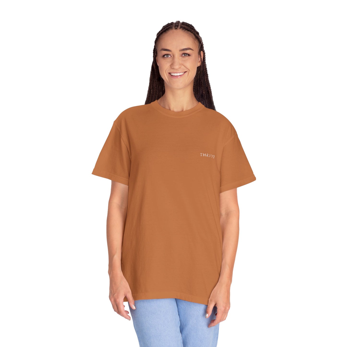 Motivational Garment-Dyed T-shirt - Emphasizing Value of Time