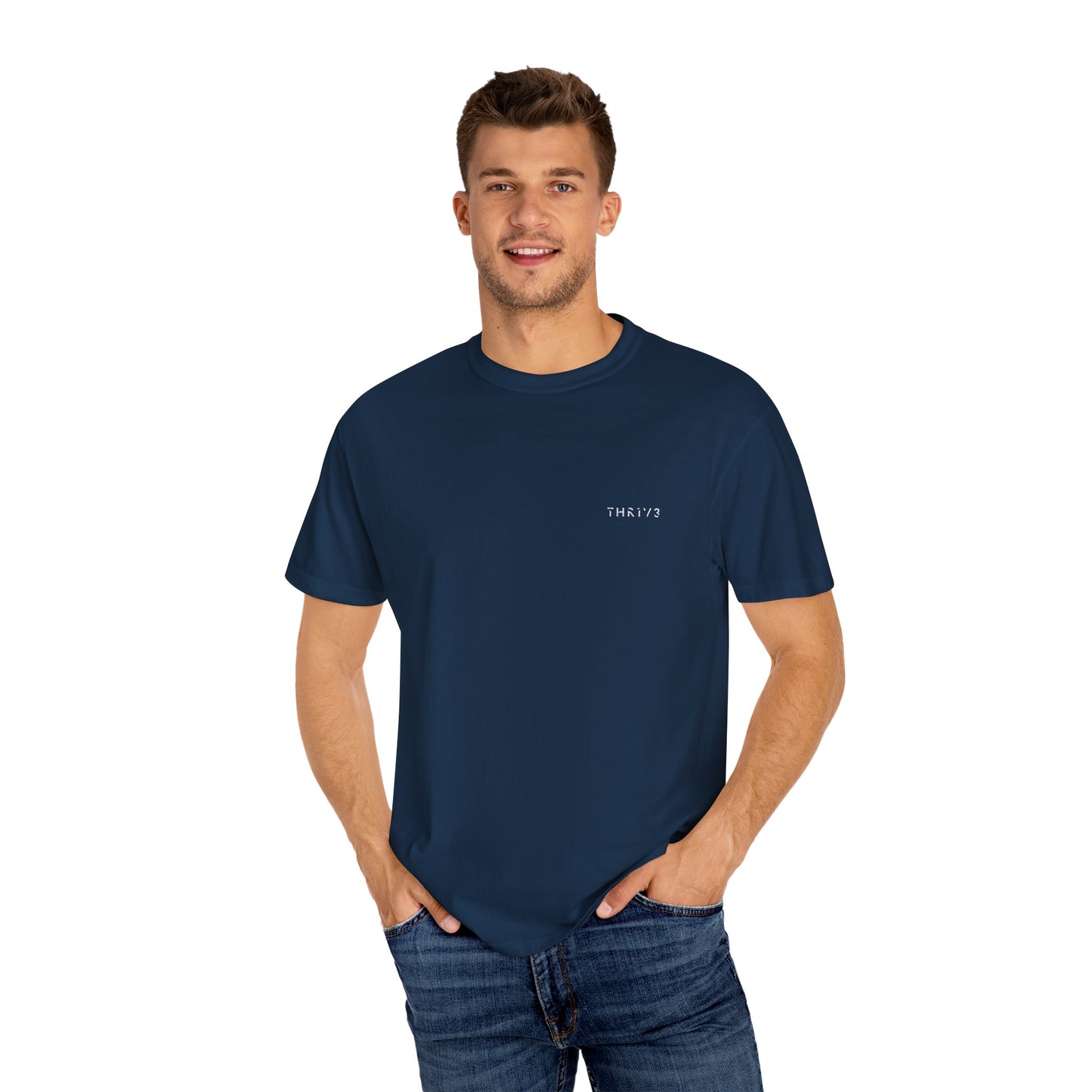 Motivational Garment-Dyed T-shirt - Emphasizing Value of Time