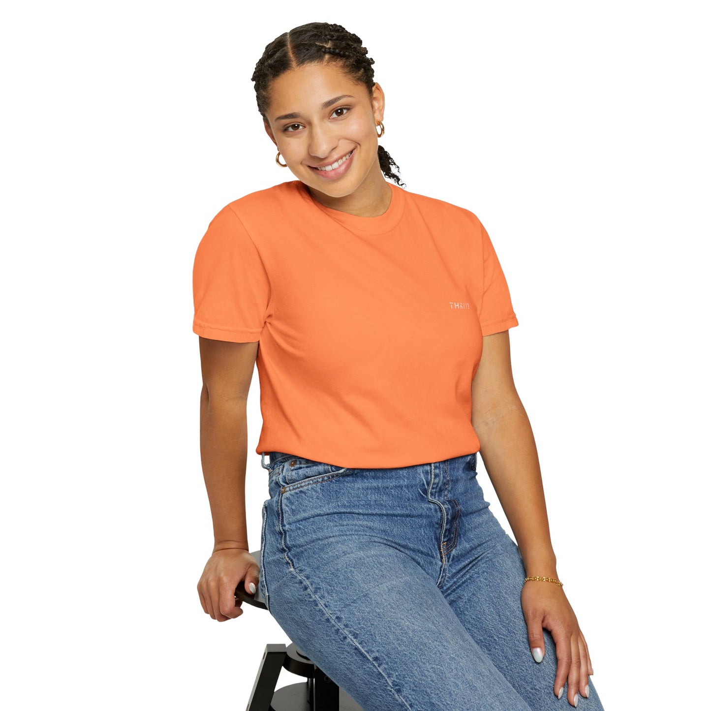 Motivational Garment-Dyed T-shirt - Emphasizing Value of Time