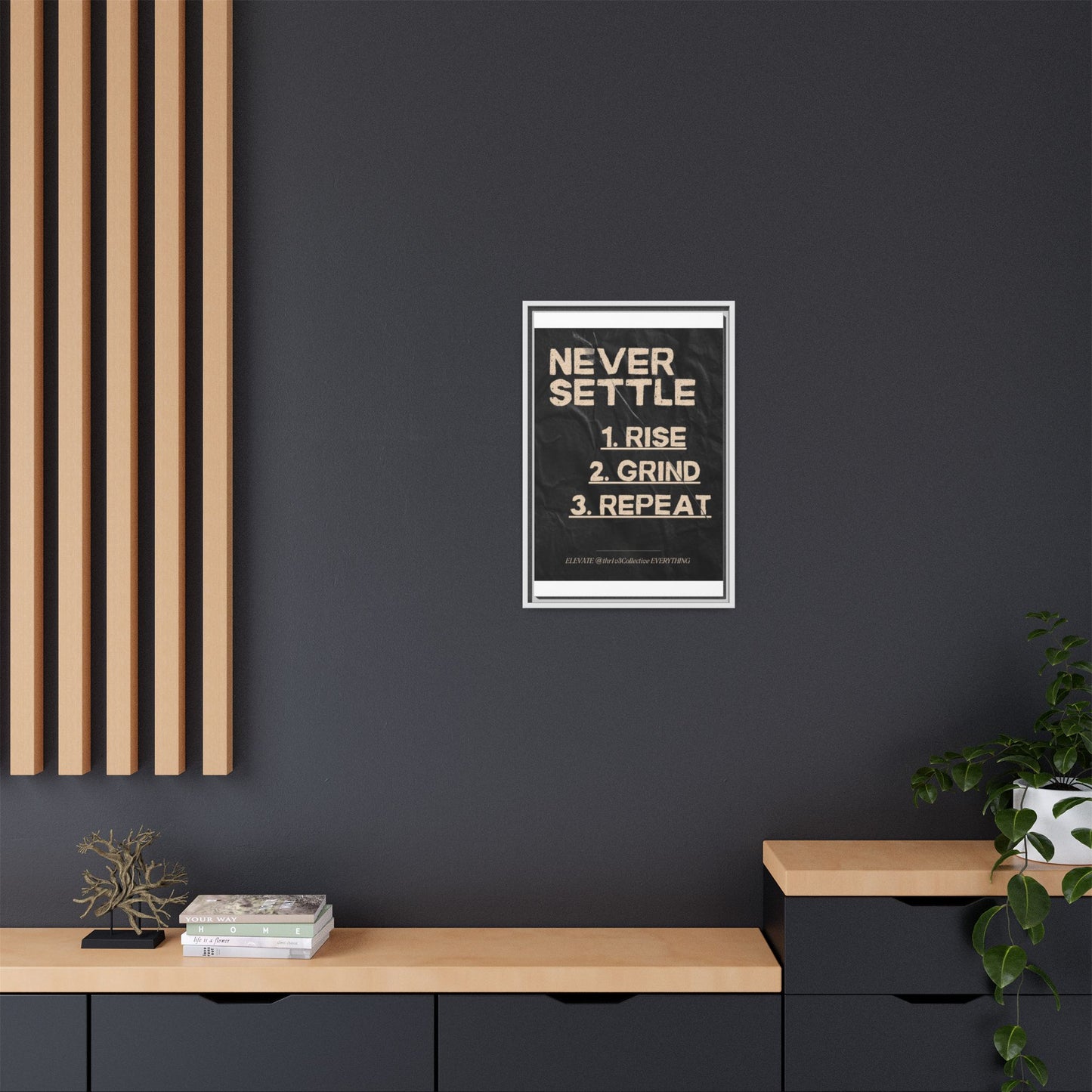 Canvas Print Motivational Inspire Dedication