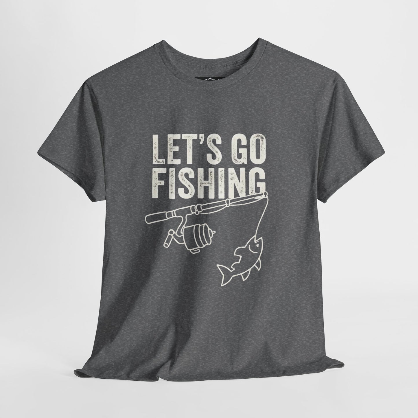 Fishing T-Shirt – "Let's Go Fishing" & "WTF (Where's The Fish)" Graphic Tee for Anglers