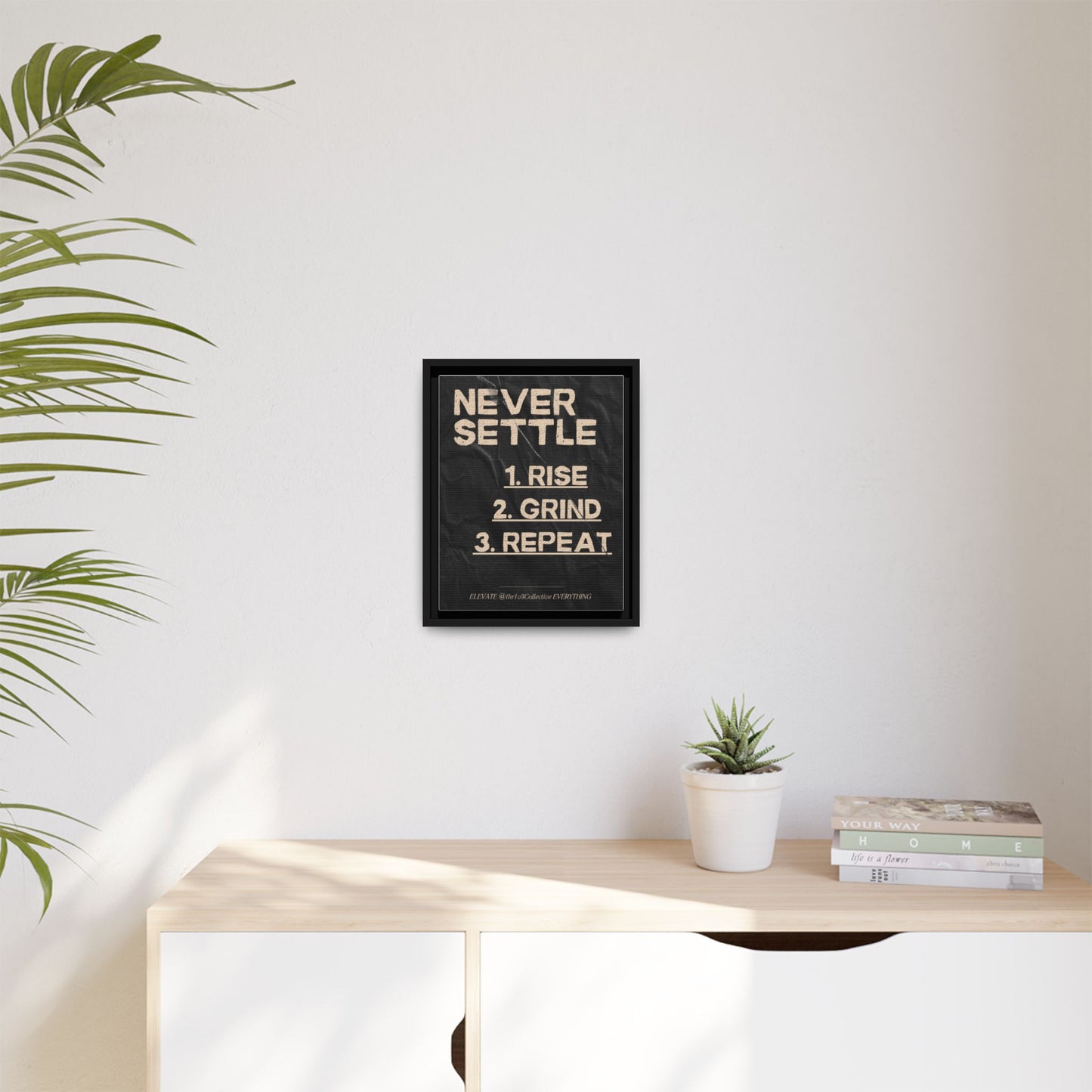 Canvas Print Motivational Inspire Dedication