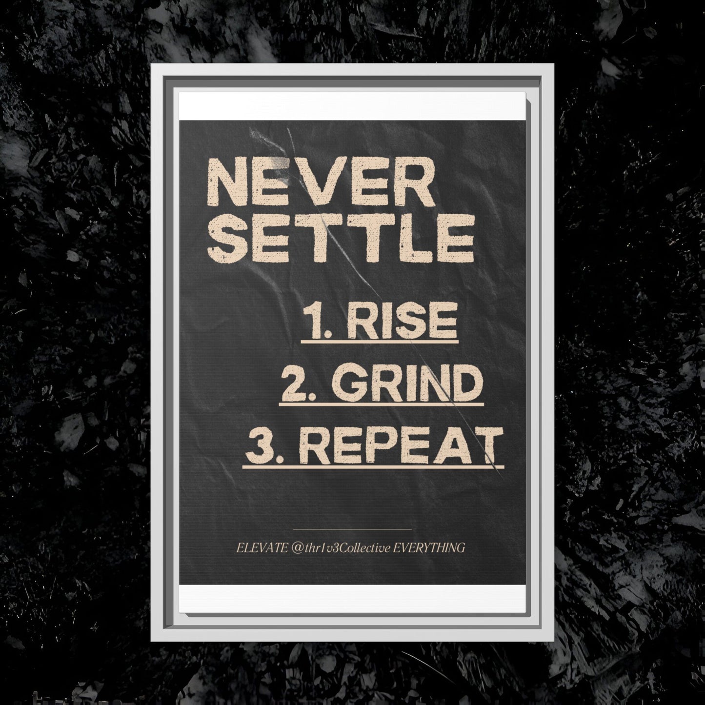 Canvas Print Motivational Inspire Dedication