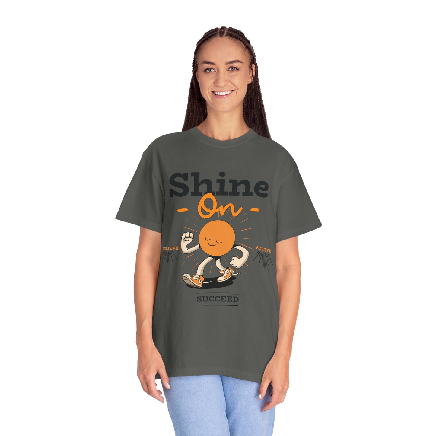 Shine On Unisex T-Shirt, Motivational Tee, Gift for Everyone, Casual Wear, Positive Vibes, Everyday Inspiration
