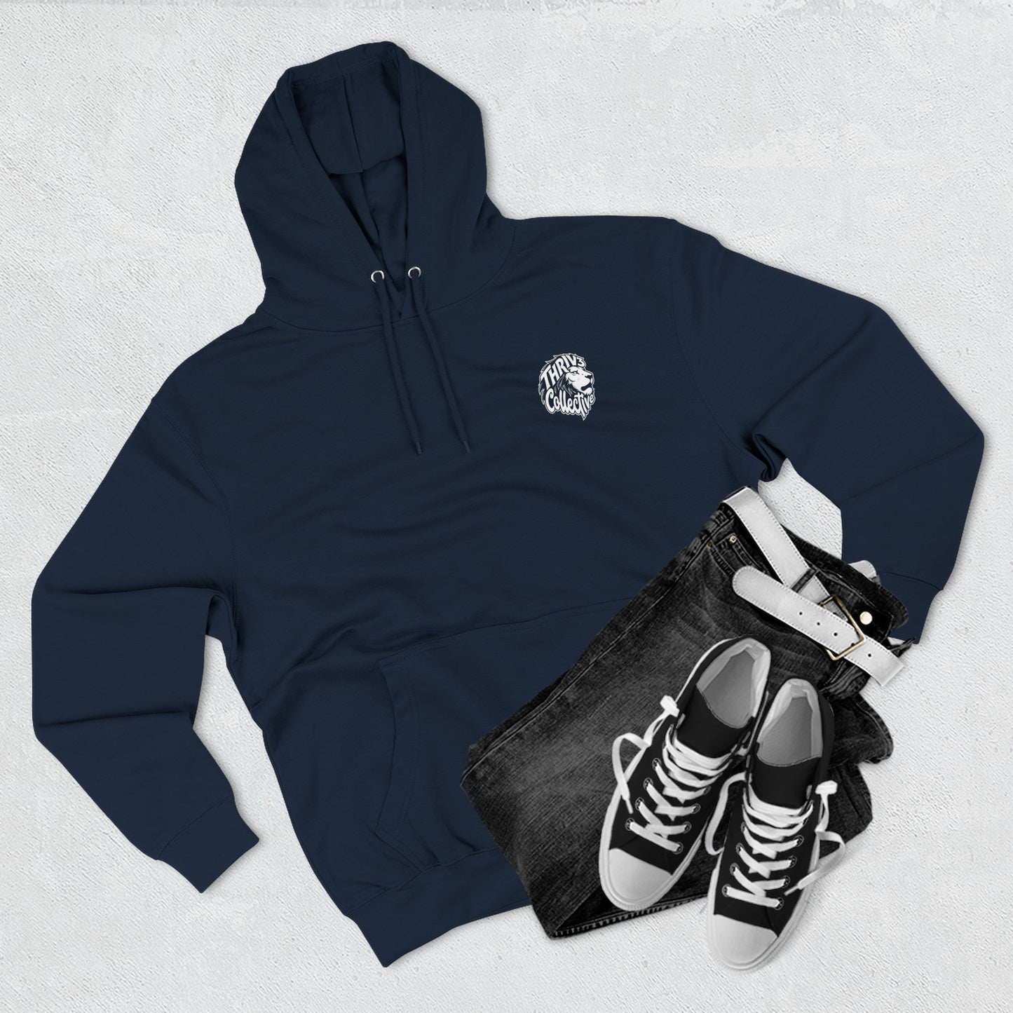 Christian Lion Hoodie — "I Can Do All Things Through Christ" Fleece Pullover