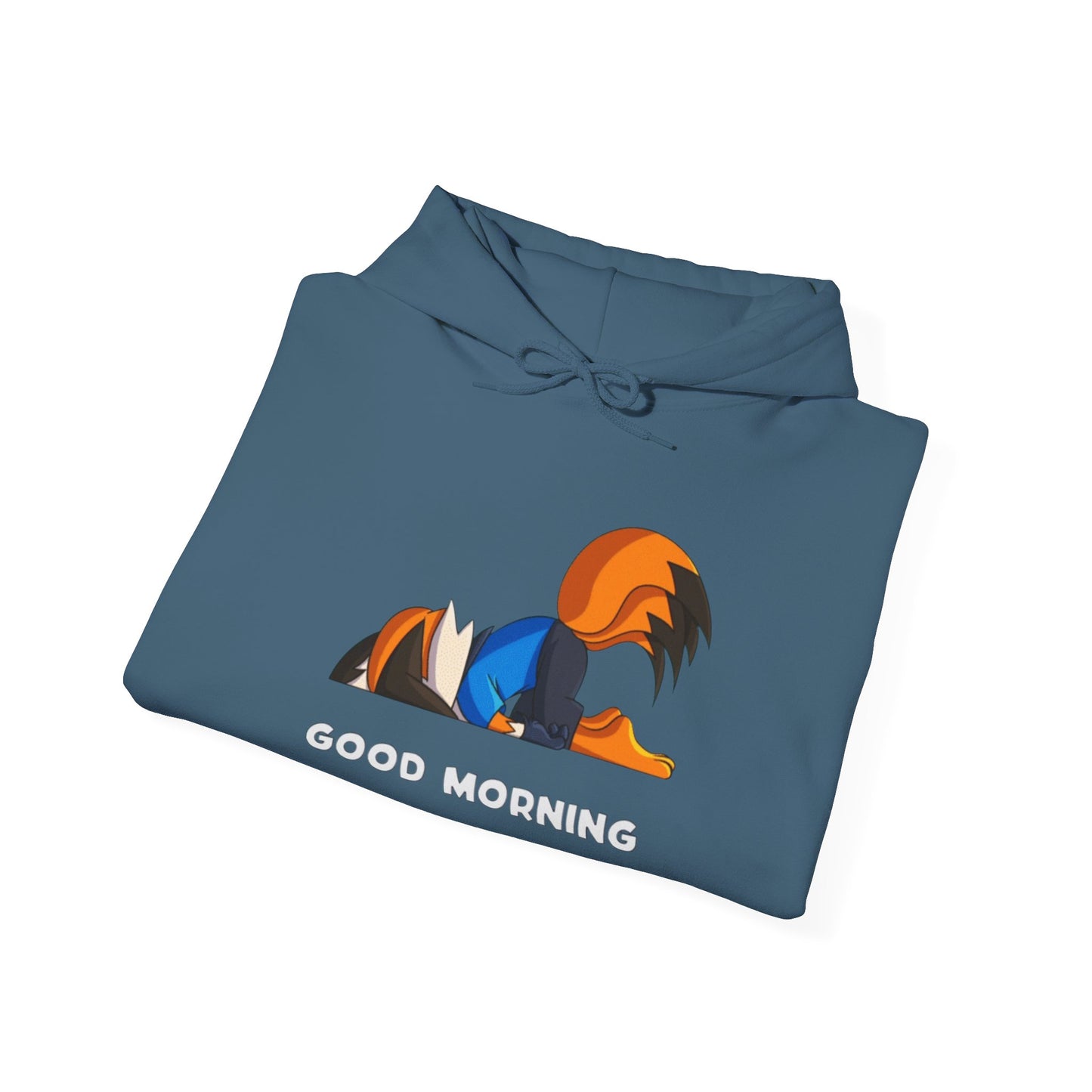 Good Mornings Cartoon Hoodie - Unisex Heavy Blend™ Sweatshirt