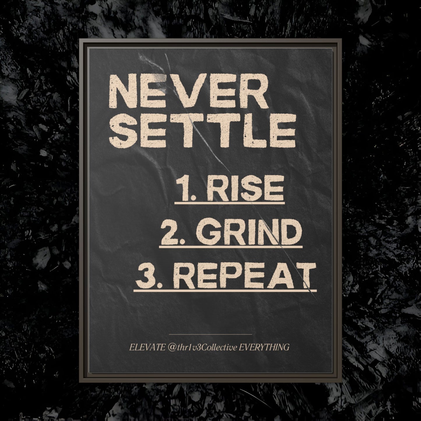 Canvas Print Motivational Inspire Dedication