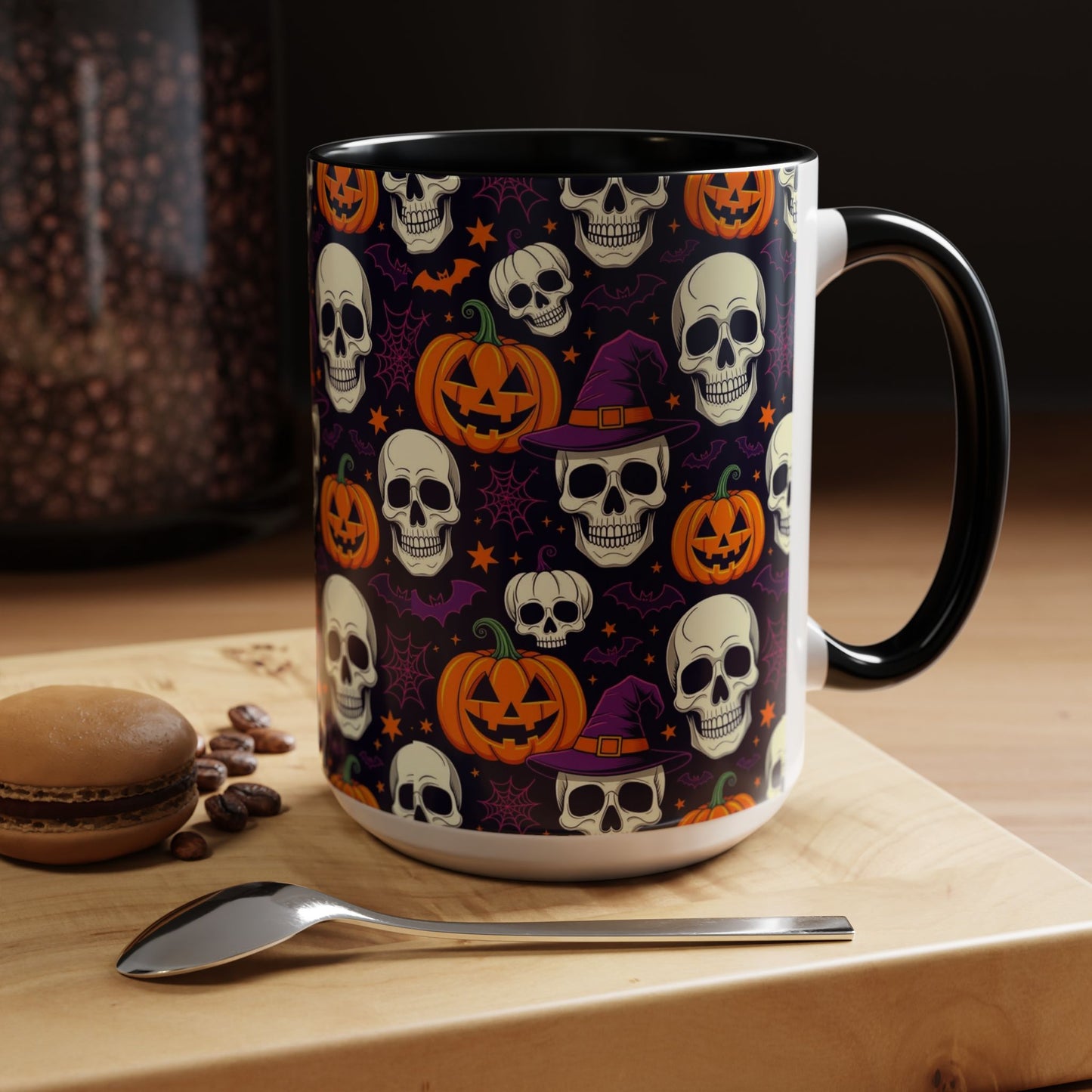 Coffee Mug - Vibrant Pumpkin Witch Fest Design
