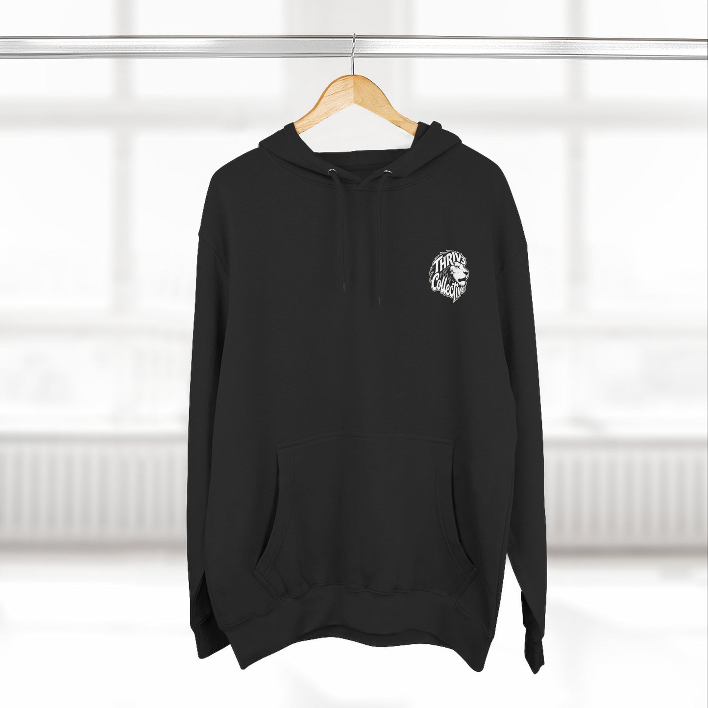Christian Lion Hoodie — "I Can Do All Things Through Christ" Fleece Pullover