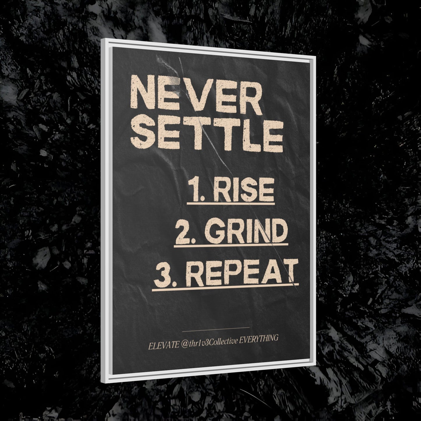 Canvas Print Motivational Inspire Dedication