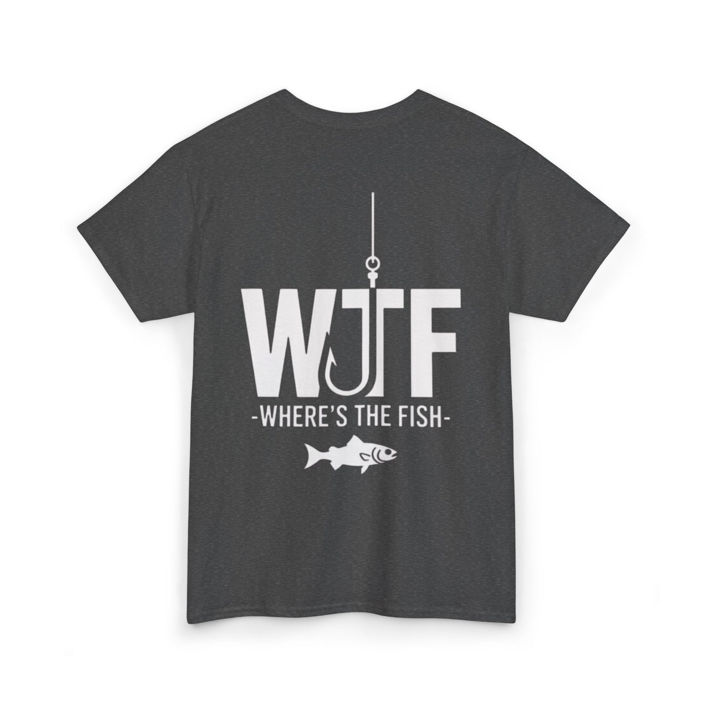 Fishing T-Shirt – "Let's Go Fishing" & "WTF (Where's The Fish)" Graphic Tee for Anglers