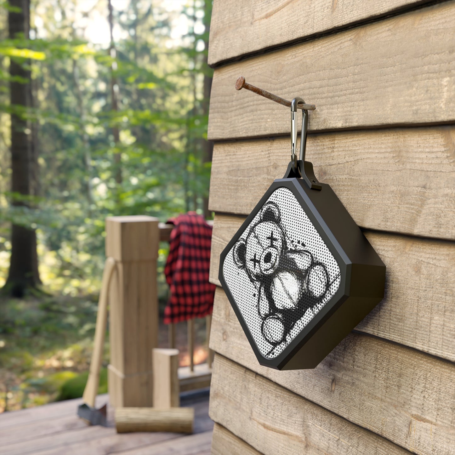 Outdoor Bluetooth Speaker with Bear Design - Waterproof & Portable