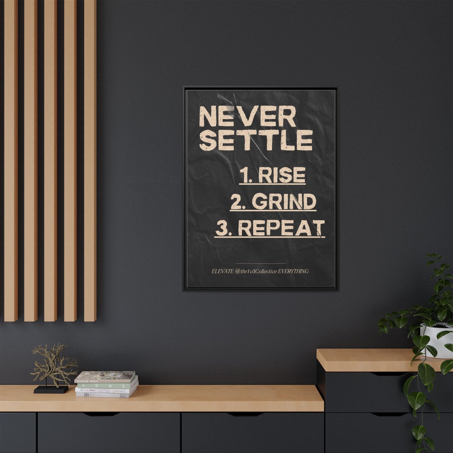 Canvas Print Motivational Inspire Dedication