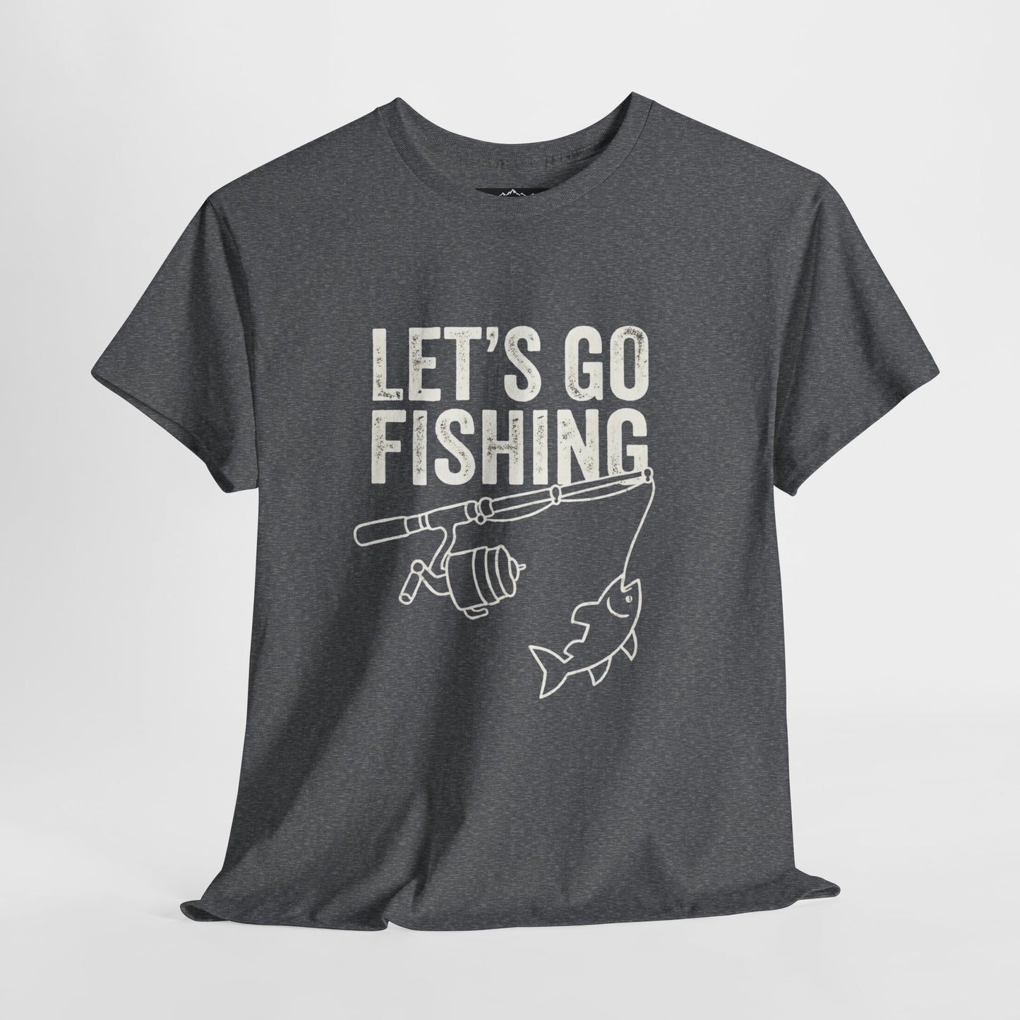 Fishing T-Shirt – "Let's Go Fishing" & "WTF (Where's The Fish)" Graphic Tee for Anglers