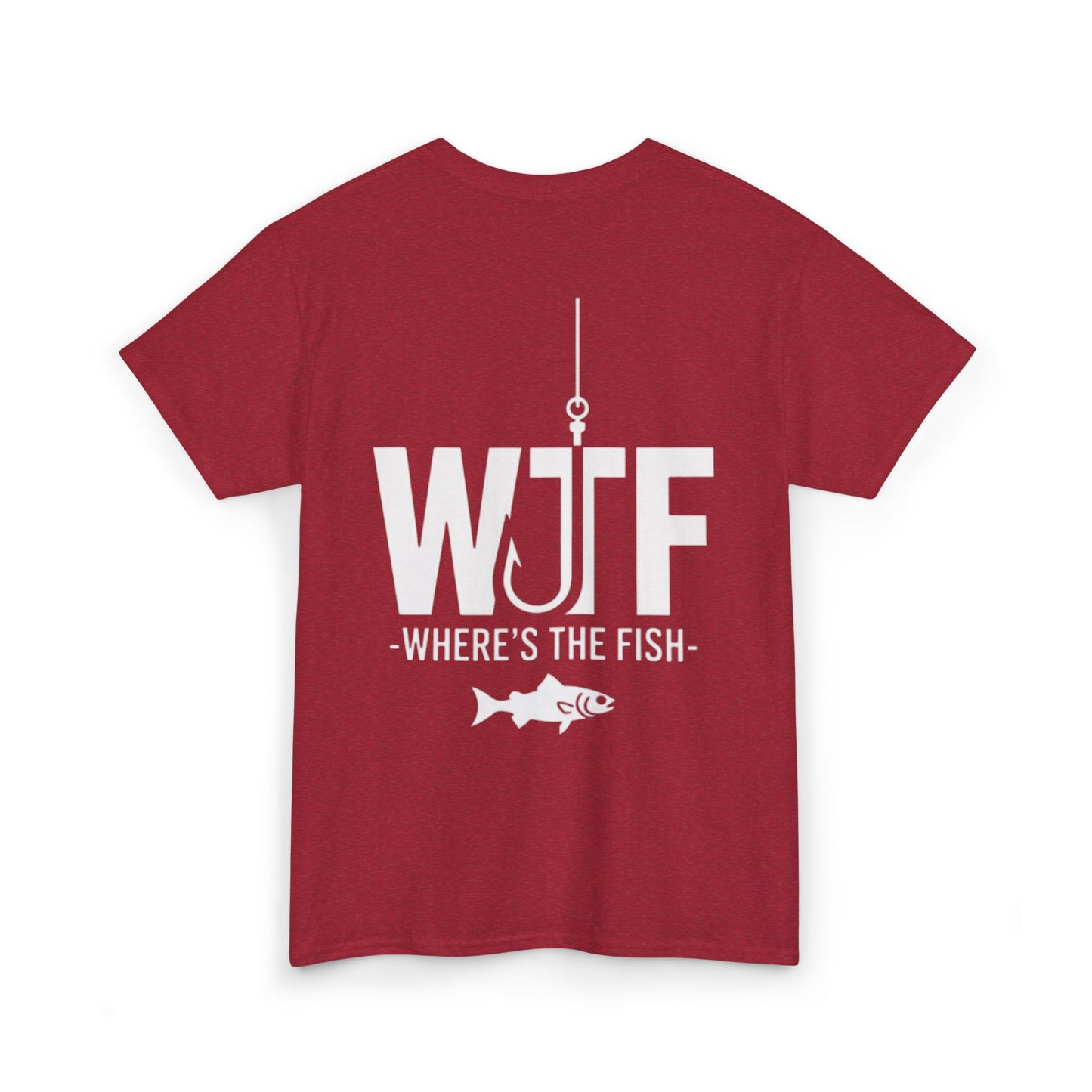 Fishing T-Shirt – "Let's Go Fishing" & "WTF (Where's The Fish)" Graphic Tee for Anglers