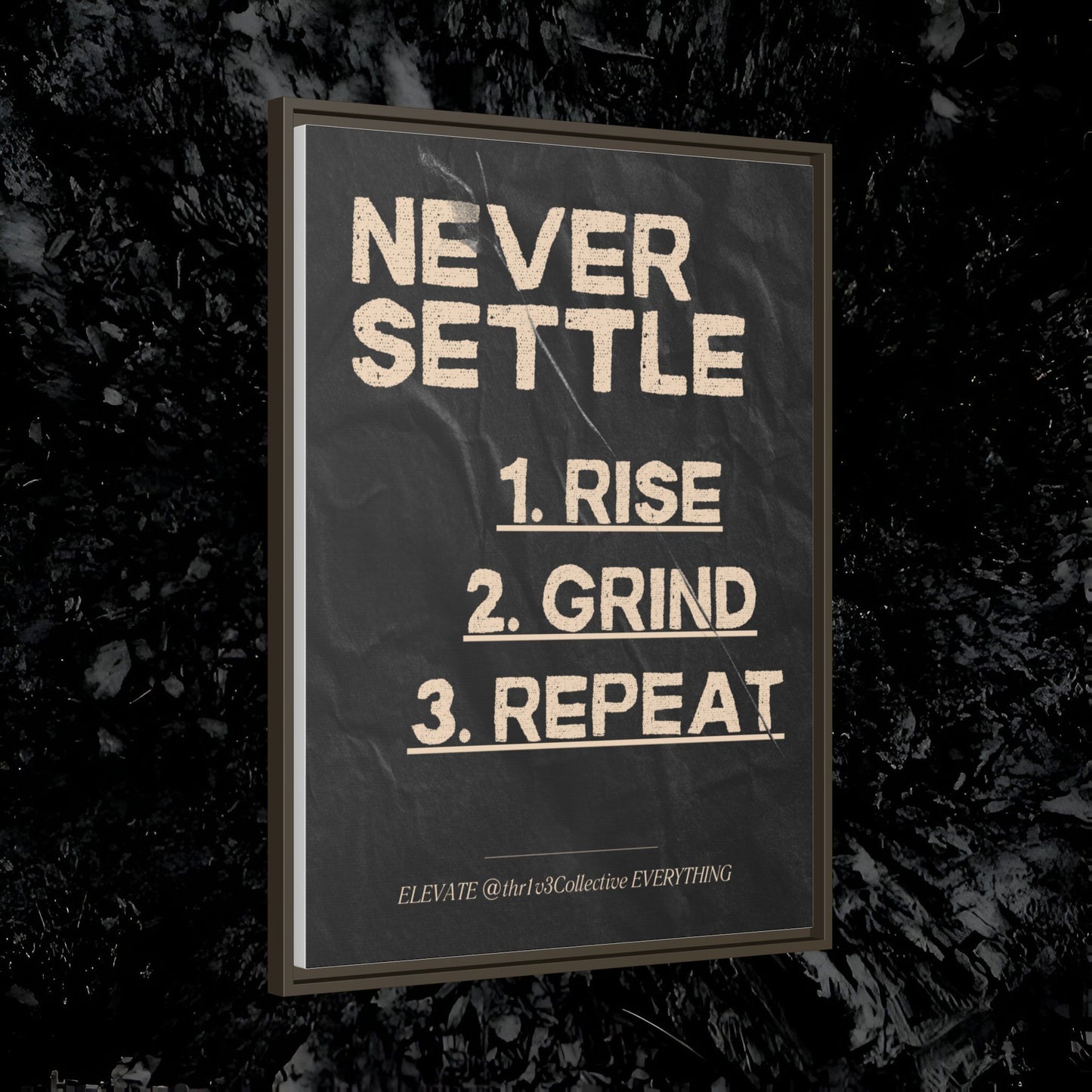 Canvas Print Motivational Inspire Dedication