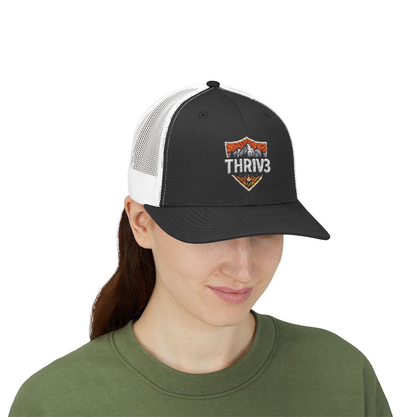 Snapback Cap THR1V3 Collective Mountaineer Outdoors Official Wildlife Logo