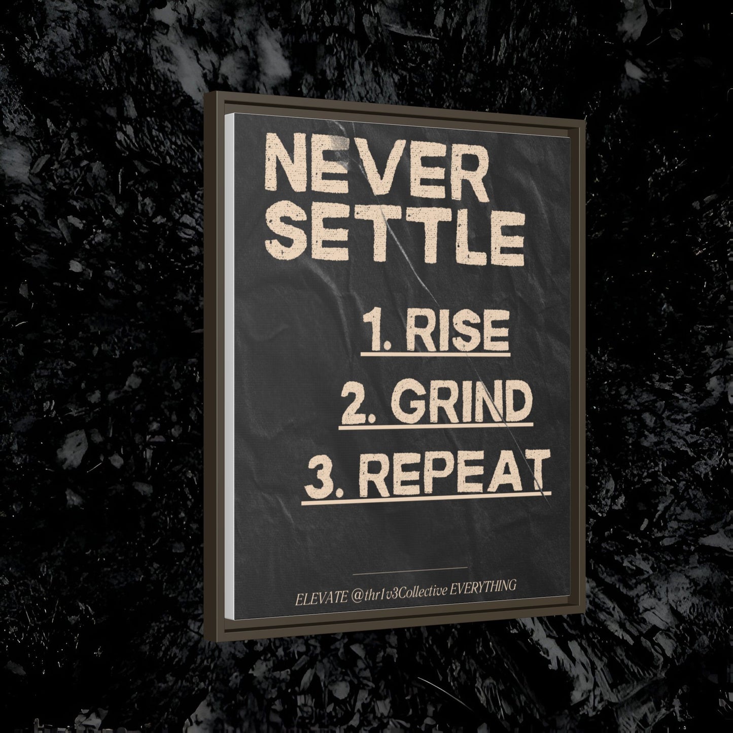 Canvas Print Motivational Inspire Dedication