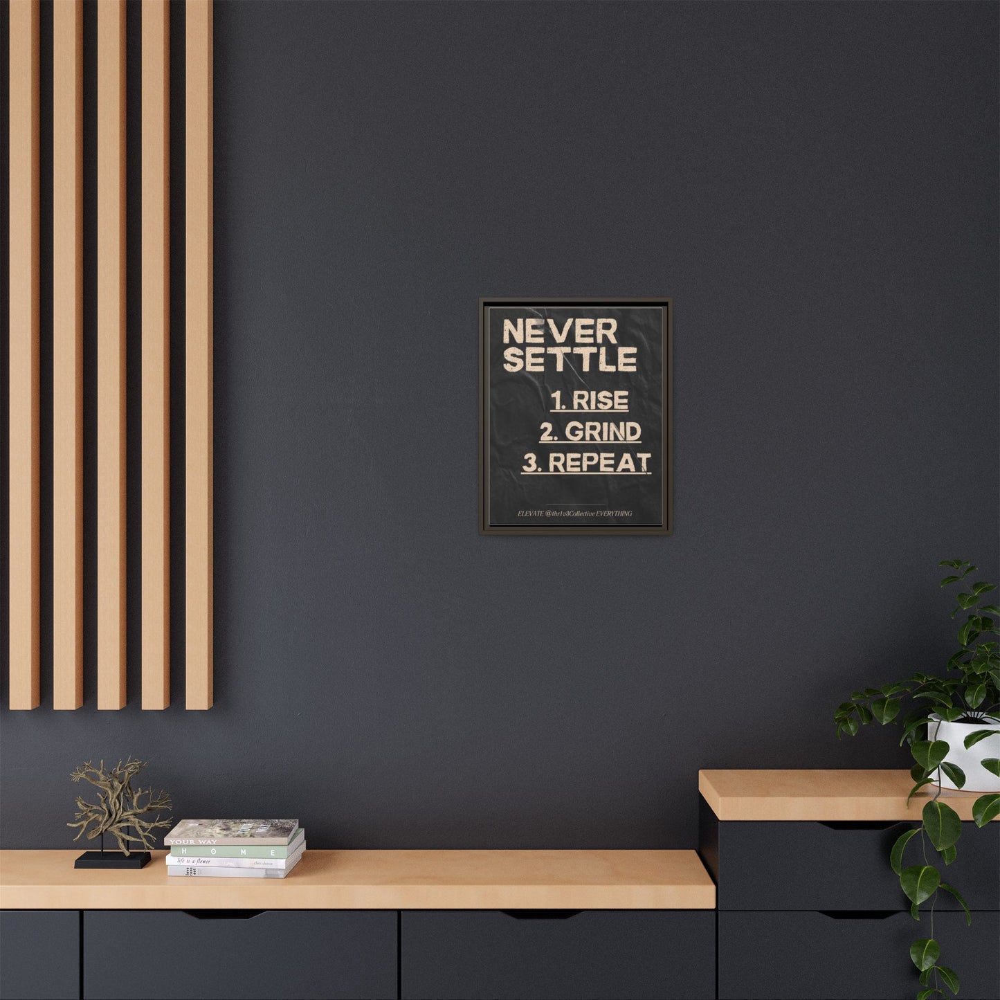 Canvas Print Motivational Inspire Dedication
