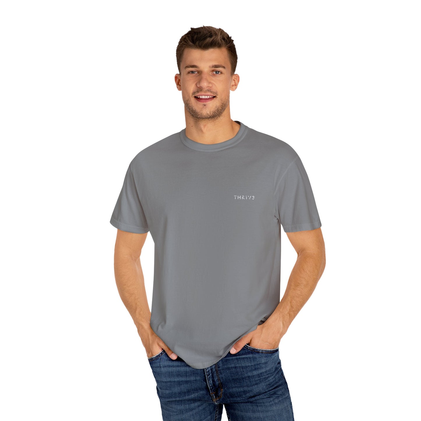 Motivational Garment-Dyed T-shirt - Emphasizing Value of Time