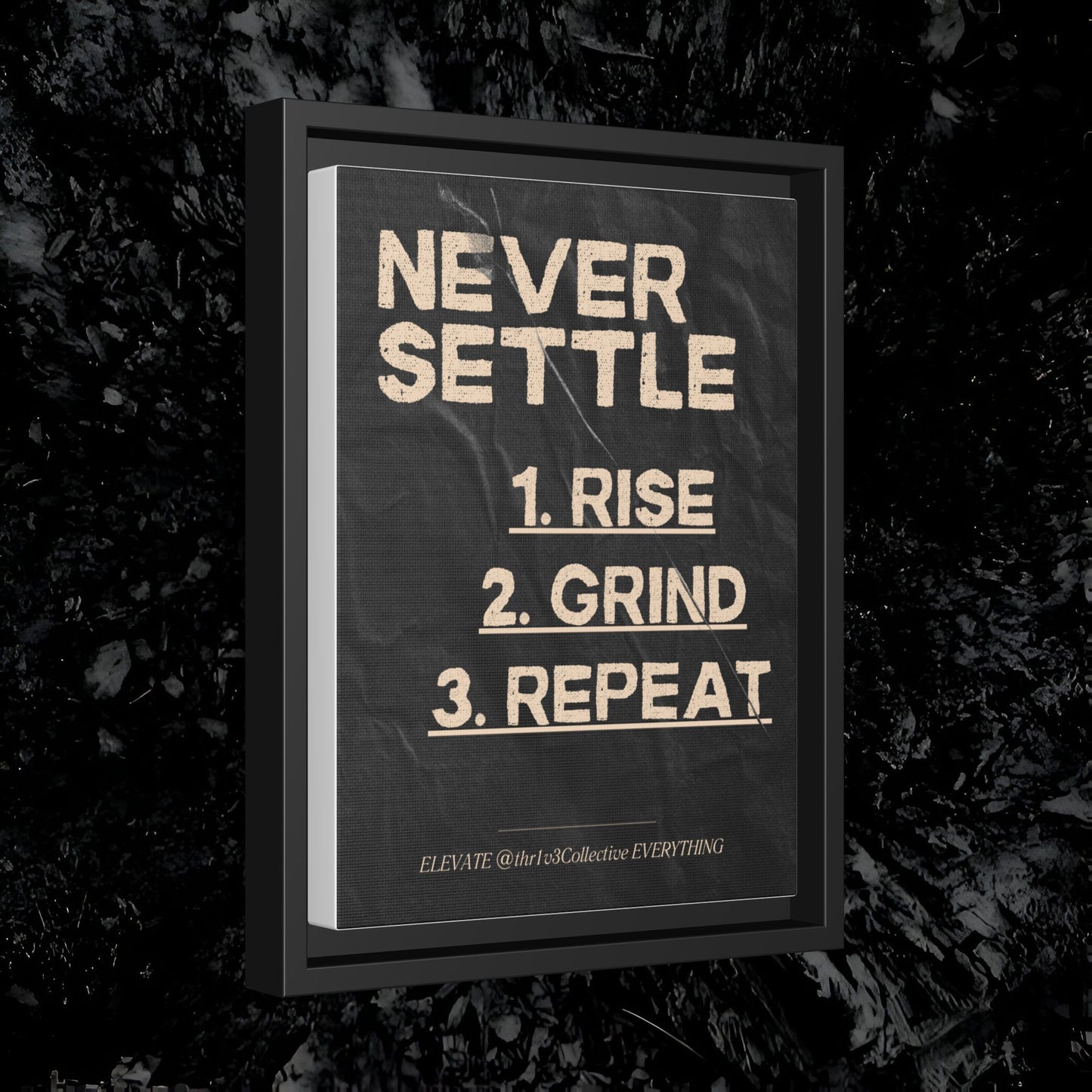 Canvas Print Motivational Inspire Dedication